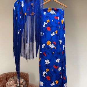 Vintage | Saks 5th Ave Strapless Dress & Shawl